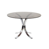 Chrome Dining Table by Osvaldo Borsani for Stow & Davis