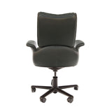 Ergonomic '90s Task Chair in Hunter Green Leather by Geoff Hollington for Herman Miller