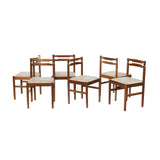 Scandinavian Dining Chairs, S/6