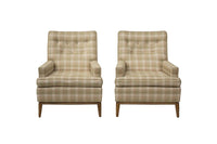 Pair of Armchairs by T.H. Robsjohn-Gibbings for Widdicomb