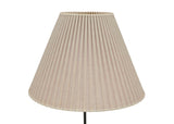 Kovacs Floor Lamp with Round White Base and Chrome Stem