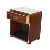 Burlwood Campaign Nightstand by Hekman