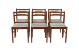 Scandinavian Dining Chairs, S/6