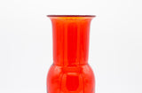 Large Red Italian Art Glass Vase