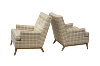Pair of Armchairs by T.H. Robsjohn-Gibbings for Widdicomb