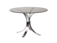Chrome Dining Table by Osvaldo Borsani for Stow & Davis