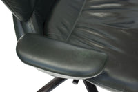 Ergonomic '90s Task Chair in Hunter Green Leather by Geoff Hollington for Herman Miller
