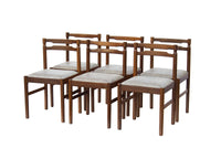 Scandinavian Dining Chairs, S/6