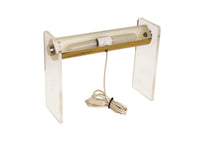 Desk Lamp by Laurel in Brass and Lucite