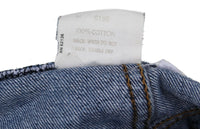 GUESS Georges Marciano High Rise Side Zip Triangle Denim Jean Sz 30 USA