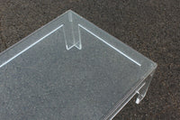 Thick Lucite Coffee Table With a Rectangular Form after Charles Hollis Jones 48 x 32