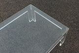 Thick Lucite Coffee Table With a Rectangular Form after Charles Hollis Jones 48 x 32