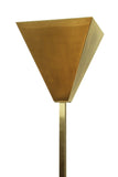 Chapman Lighting Brass Touch-On Torchiere Floor Lamp