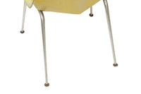 Paul McCobb Faceted Form Origami Yellow Fiberglass Dining Chairs, S/6 by St John