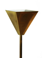 Chapman Lighting Brass Touch-On Torchiere Floor Lamp
