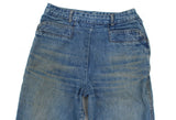GUESS Georges Marciano High Rise Side Zip Triangle Denim Jean Sz 30 USA