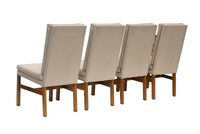 Tufted Upholstered Parsons Dining Chairs by Johnson Furniture, S/4
