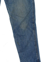 GUESS Georges Marciano High Rise Side Zip Triangle Denim Jean Sz 30 USA