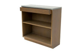 Grey Oak Modern Grey Bookshelf Drawer by Sligh Cross Country