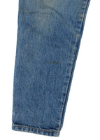 GUESS Georges Marciano High Rise Side Zip Triangle Denim Jean Sz 30 USA