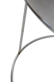 Large Spun Aluminum 2 Piece Planter by Hugh Acton 20 in Dia