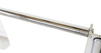 1970's Vintage Tubular Chrome and Lucite Dining Table 72 x 42