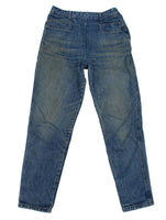 GUESS Georges Marciano High Rise Side Zip Triangle Denim Jean Sz 30 USA