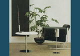 Large Spun Aluminum 2 Piece Planter by Hugh Acton 20 in Dia