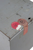 Industrial Decommissioned Cube Ballot Box as End Table