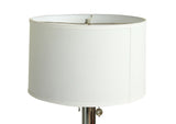 Cylindrical Hollywood Regency Chrome Floor Lamp