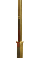 Chapman Lighting Brass Touch-On Torchiere Floor Lamp