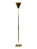 Chapman Lighting Brass Touch-On Torchiere Floor Lamp