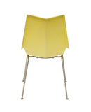 Paul McCobb Faceted Form Origami Yellow Fiberglass Dining Chairs, S/6 by St John