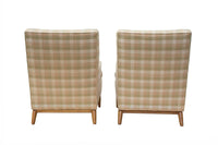 Pair of Armchairs by T.H. Robsjohn-Gibbings for Widdicomb