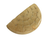 Tufted Demilune Ottoman by Dunbar with Fluted Legs