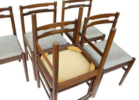 Scandinavian Dining Chairs, S/6