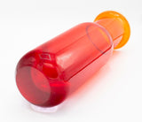 Large Red Art Glass Vase