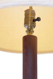 Walnut Floor Lamp in the style of Phillip Lloyd Powell