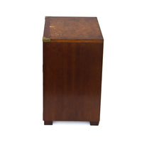 Burlwood Campaign Nightstand by Hekman