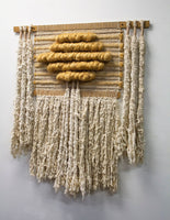 Vintage Fiber Art Wall Hanging