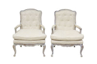 French Provincial Armchairs by John Widdicomb, a pair