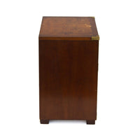 Burlwood Campaign Nightstand by Hekman