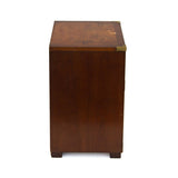 Burlwood Campaign Nightstand by Hekman