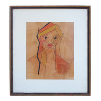 Framed Cubist Portrait