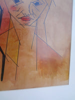 Framed Cubist Portrait