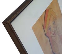 Framed Cubist Portrait