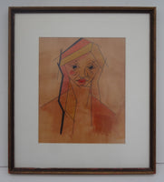 Framed Cubist Portrait