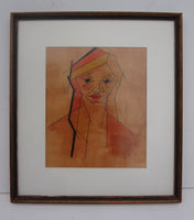 Framed Cubist Portrait