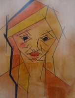 Framed Cubist Portrait