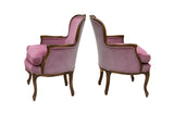 Pair of Lavender French Provincial Style Chairs